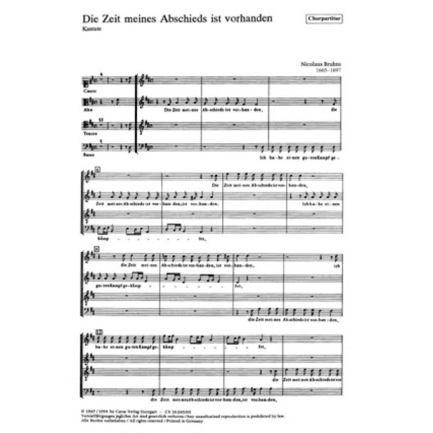 Die Zeit meines Abschieds ist vorhanden