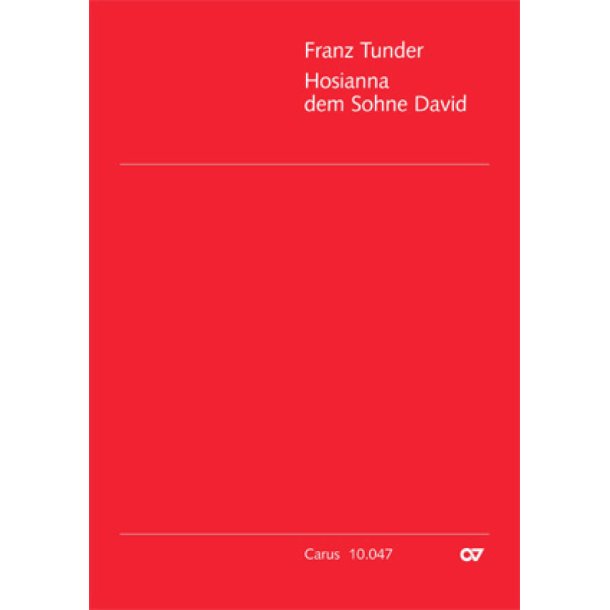 Hosianna dem Sohne Davids