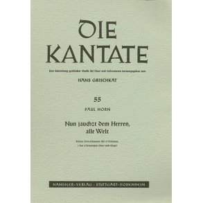 Nun jauchzt dem Herren, alle Welt : D-Dur