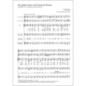 Die güldne Sonne : F-Dur