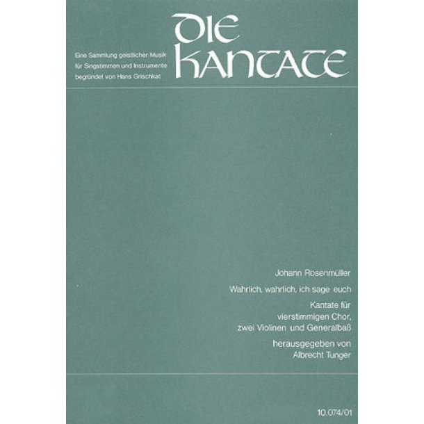 Wahrlich, ich sage euch : aus Andere Kernspr&uuml;che 1652, Nr. 16