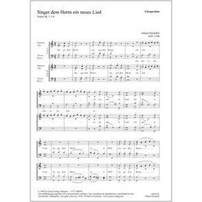 Singet dem Herrn ein neues Lied : C-Dur