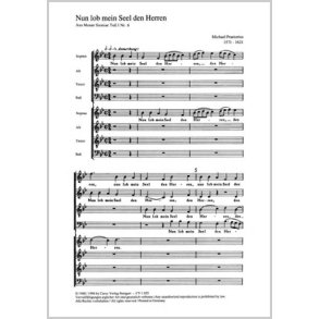 Nun lob, mein Seel, den Herren : g-Moll