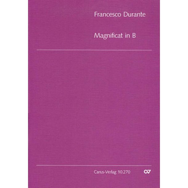 Magnificat in B : B-Dur