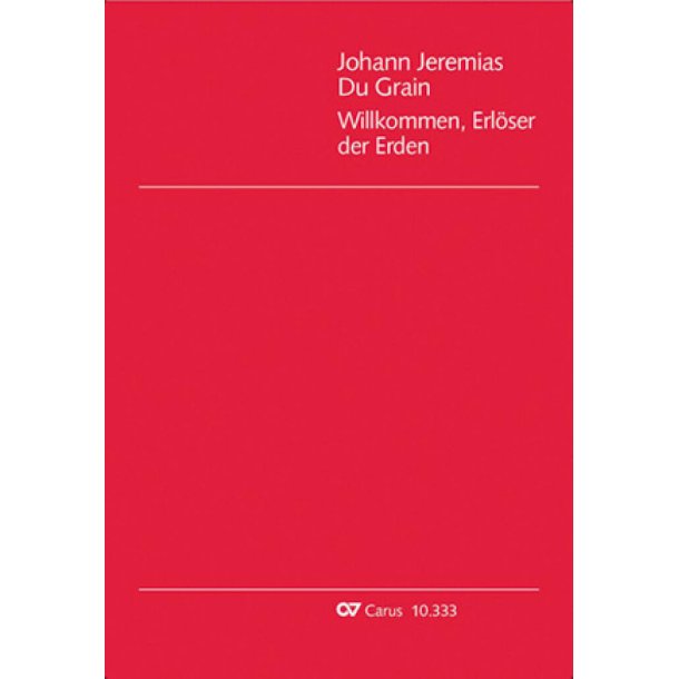 Willkommen, Erl&ouml;ser der Erden