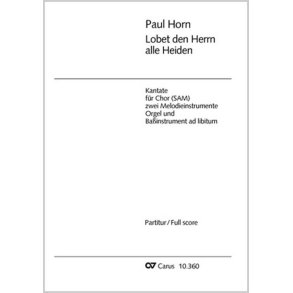 Lobe den Herrn, alle Heiden : C-Dur