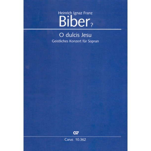 O dulcis Jesu : Geistliches Konzert