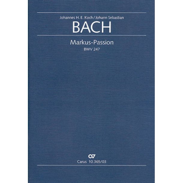 Markuspassion : Version Koch
