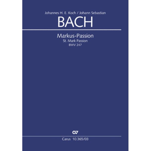 Markuspassion : Version Koch