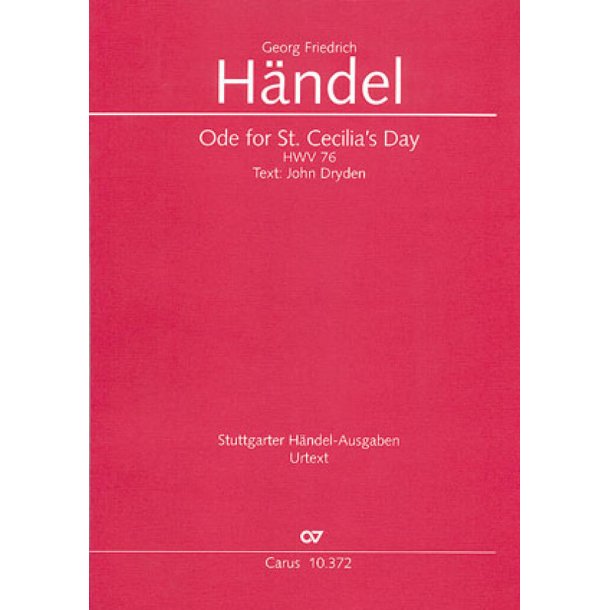 Ode for St. Cecilia's Day