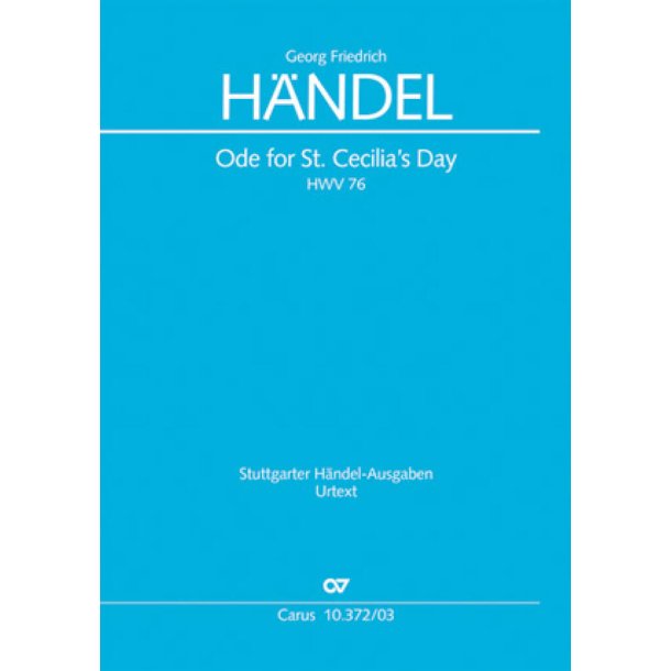 Ode for St. Cecilia's Day