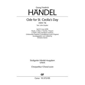 Ode for St. Cecilia's Day