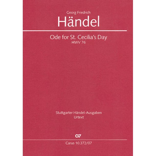 Ode for St. Cecilia's Day