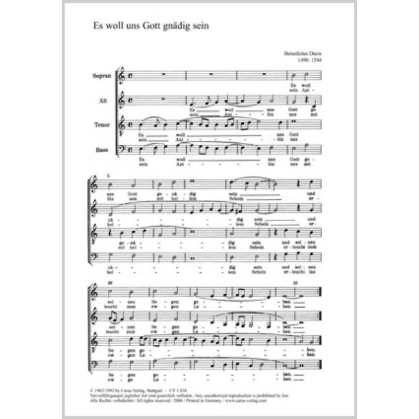 Zwei Choralmotetten zu 4 Stimmen [Ducis]