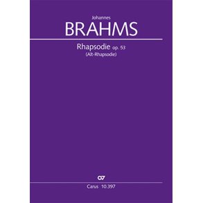 Alt-Rhapsodie : Op. 53