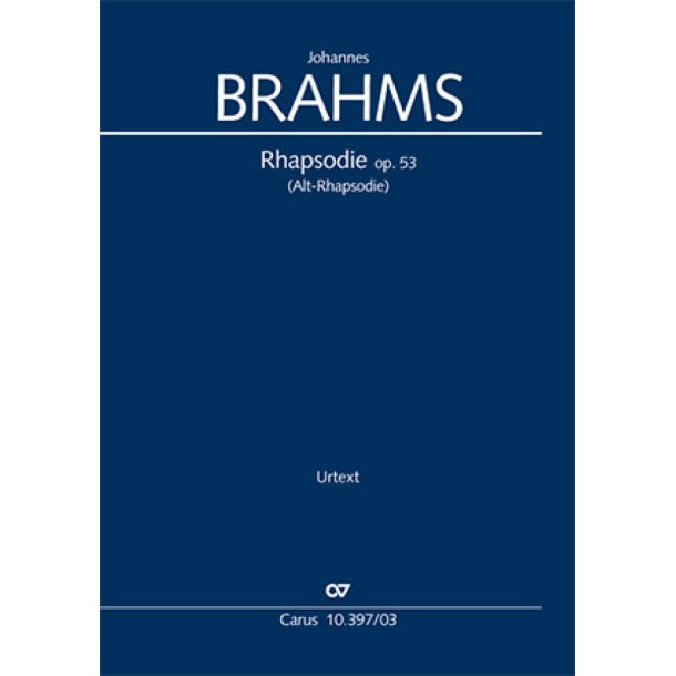 Alt-Rhapsodie : Op. 53
