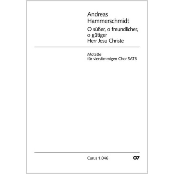 O s&uuml;&szlig;er, o freundlicher : F-Dur