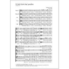 Es hat's kein Aug gesehen