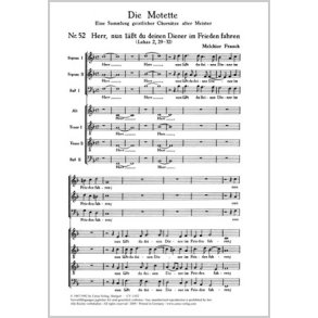 Herr, nun lässest du deinen Diener : F-Dur