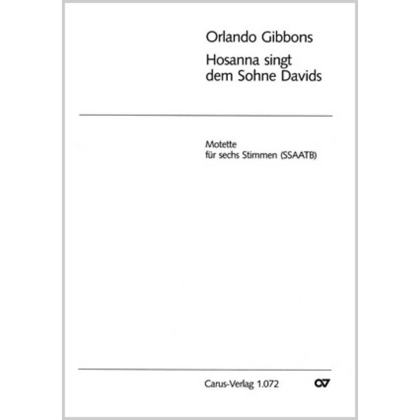 Hosanna, singt dem Sohne Davids : Es-Dur