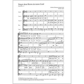 Singet dem Herrn ein neues Lied : dorisch