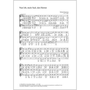 Nun lob, mein Seel, den Herren : G-Dur