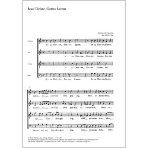 Jesu Christe, Gottes Lamm