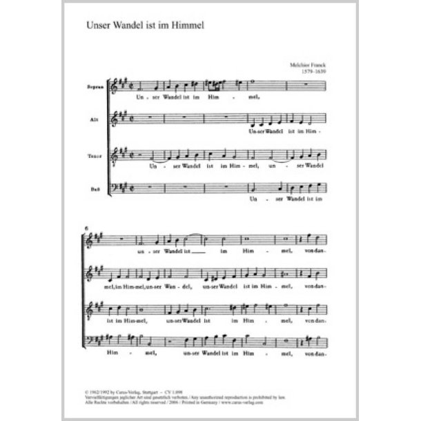 Unser Wandel ist im Himmel