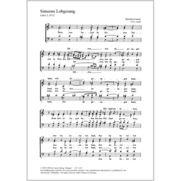 Simeons Lobgesang : dorisch
