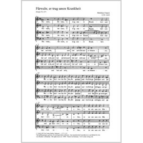 Fürwahr, er trug- Also hat Gott die Welt geliebt