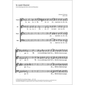 In natali Domini : G-Dur