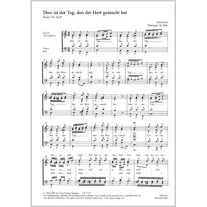 Anonymus: Dies ist der Tag- Lobe den Herrn