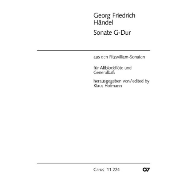 Sonate 3 G-Dur (Fitzwilliam)