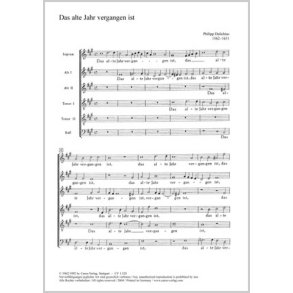 Das alte Jahr vergangen ist