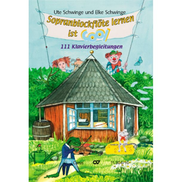 Sopranblockfl&ouml;te lernen ist cool : 111 Klavierbegleitungen