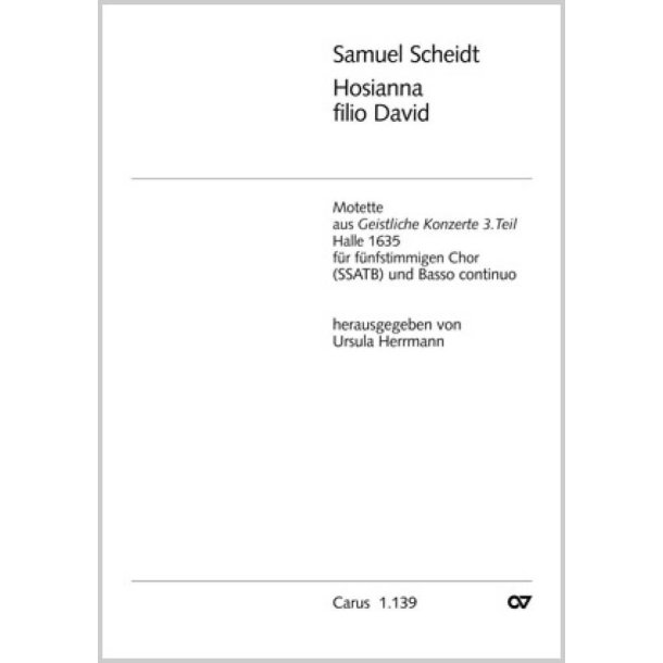 Hosianna filio David : dorisch