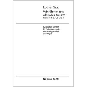 Wir rühmen uns allein d. Kreuzes