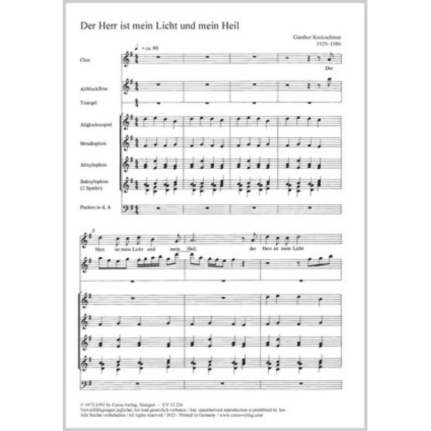 Der Herr ist mein Licht