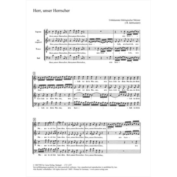 Herr, unser Herrscher