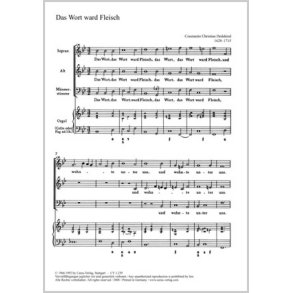 Das Wort ward Fleisch : B-Dur