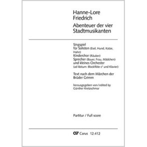 Abenteuer der 4 Stadtmusikanten : Singspiel