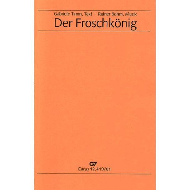Der Froschk&ouml;nig : Operette