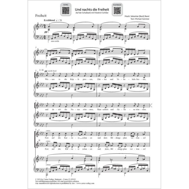 Freiheit : from: Und nachts die Freiheit. Auf der Schulbank mit Friedrich Schiller