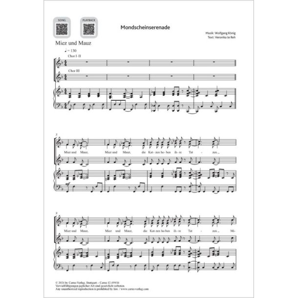 Miez und Mauz : from: Mondscheinserenade