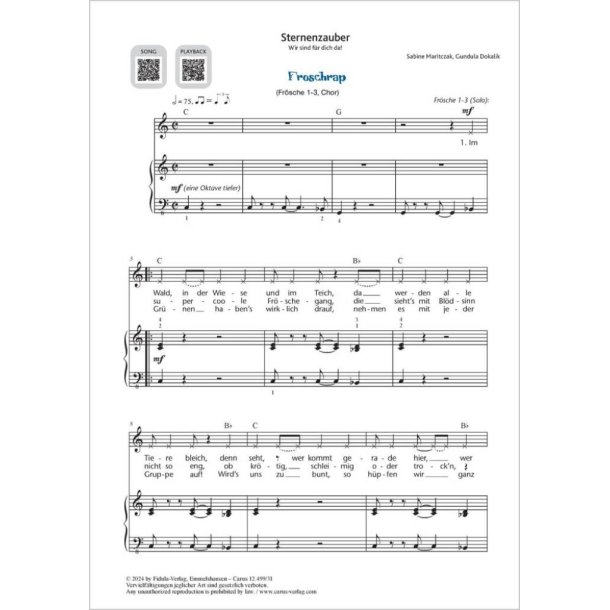 Froschrap : from: Sternenzauber. Wir sind f&uuml;r dich da!