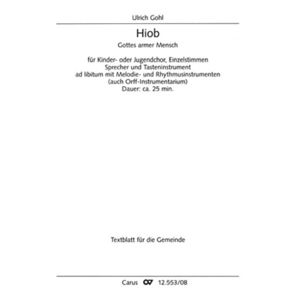 Hiob : Gottes armer Mensch