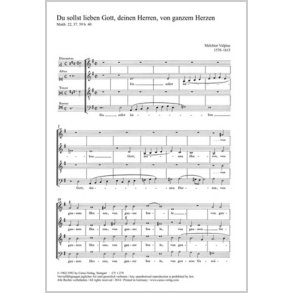 Du sollst lieben Gott, deinen Herren : 18. Sonntag nach Trinitatis