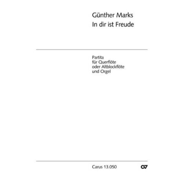 In dir ist Freude : Partita