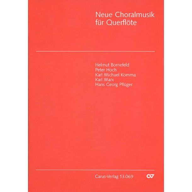 Neue Choralmusik f&uuml;r Querfl&ouml;te