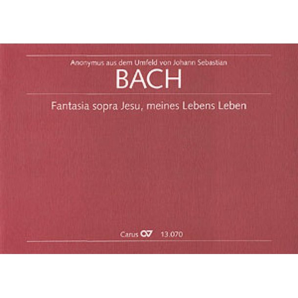 Fantasia sopra Jesu, meines Lebens Leben